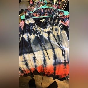 Sonoma Fourth of July sleeveless tank with strings